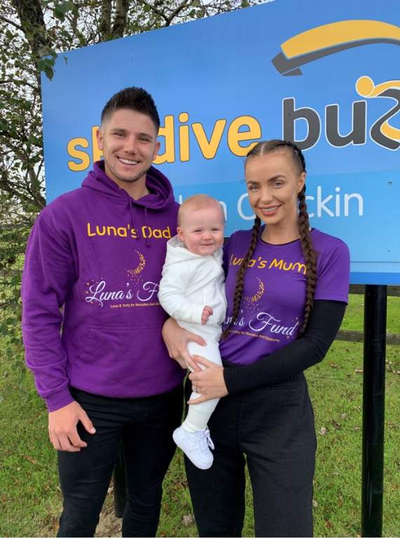 Aimee and Ryan Conroy and their son, Story Raine