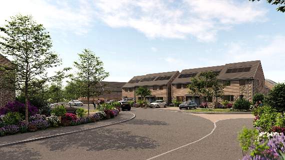 AN artist's impression of the new development at Maudlin Farm in Liskeard