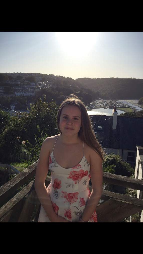Ruby Griffiths, 14, one of the youngest swimmers in the country to secure a place at the Olympic Trialsto