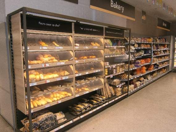The new-look bakery section of the store