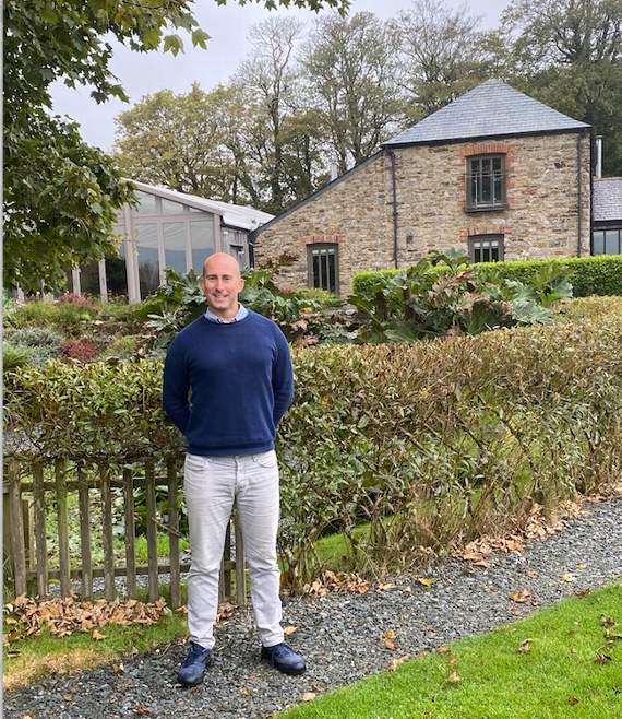 Jonathan Rowe at Trevenna - a successful business that has been forced to put almost all of its operations on hold because of the coronavirus restrictions