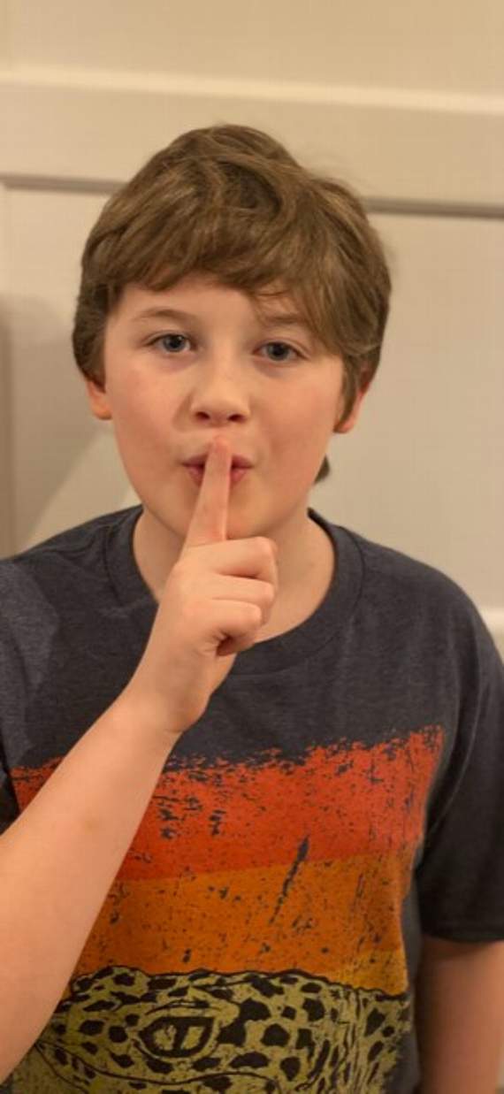 Brodie did a 12 hour sponsored silence