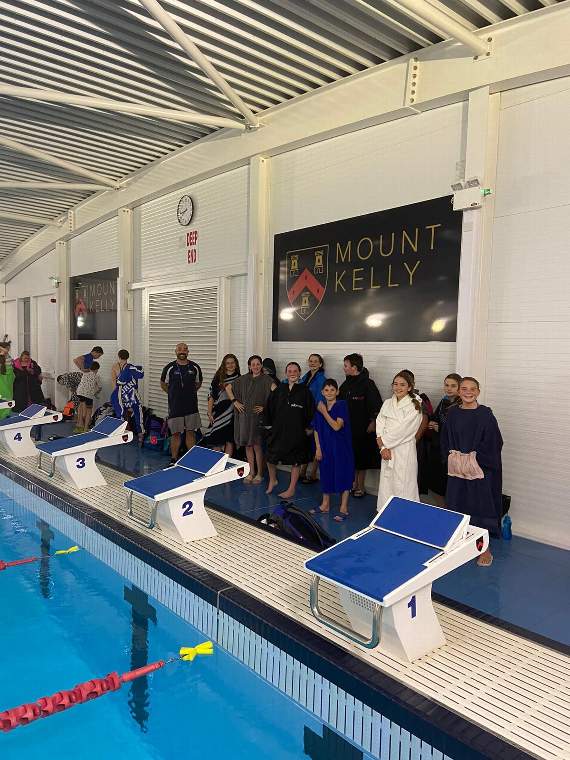Youngsters from Caradon Swimming Club have been training at Mount Kelly (pictured) and at St Mellion
