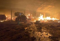 Multiple crews tackle workshop blaze