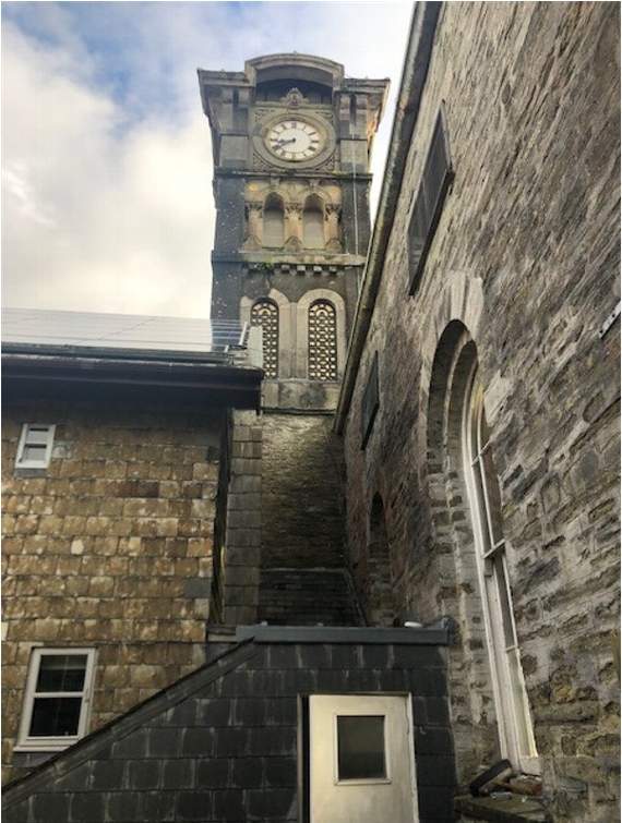 Liskeard's historic clock tower