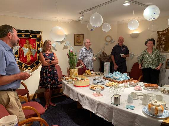 Colleagues and friends at the Trust shared a morning tea with John and wished him a very happy retirement
