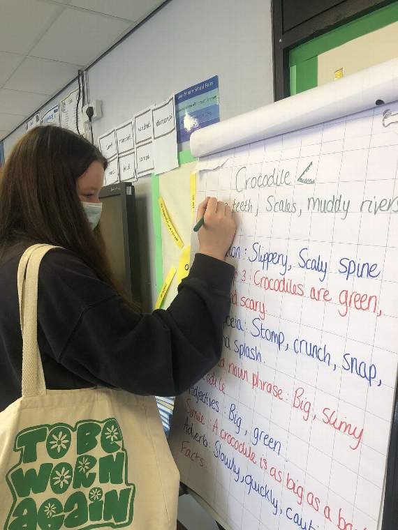 Brooke Seddon did her work experience at Looe Primary Academy