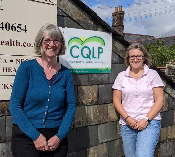 CQLP staff Kath Dymond and Shelley Lockett. Not pictured is the third member of the office team Helen Rowe.