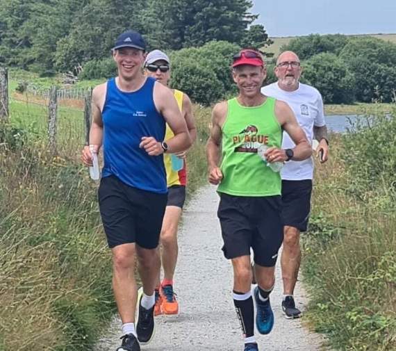Support from family, friends, fellow runners and the Foodbank was what helped get the three endurance runners over the line