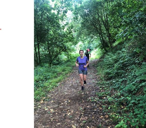The walk round Cornwall finished as it had begun with a Park Run - Ruby's 50th!