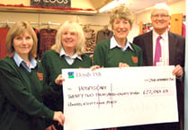 Mole Avon staff raised £22,000 for Hospiscare