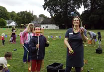 Children learned circus skill with Dan the Hat