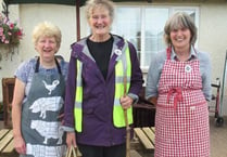 Afternoon Tea raised £217 at Nymphayes Farm