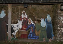 Life-size Nativity Scene at Beacon Church, New Buildings