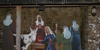 Life-size Nativity Scene at Beacon Church, New Buildings