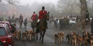 Supporters turned out to cheer on local hunt