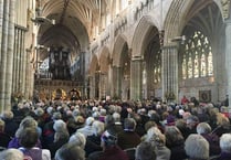 Tributes paid to Tony Beard, The Wag from Widecombe at Exeter Cathedral