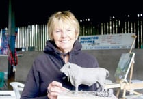 Red Devon cattle breeders converged on Crediton
