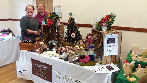 Christmas gifts were among the items for sale on the Turning Tides Project stall at a recent market.