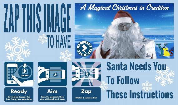Instructions on how to use the augmented reality app.