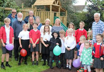 New play area for children opened at Tedburn St Mary