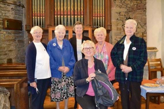 Hazel Norton, from Cheriton Fitzpaine, who with her daughter Daisy (14), started her walk for Historic Churches Day at Coldridge, with the ladies from Lapford Parish Church, who provided refreshments throughout the morning for both local people and walkers/cyclists.