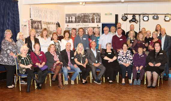 Pictured are some of those who attended the reunion of former pupils who attended Shelley School in Crediton between 1962 and 1974. AQ 5471