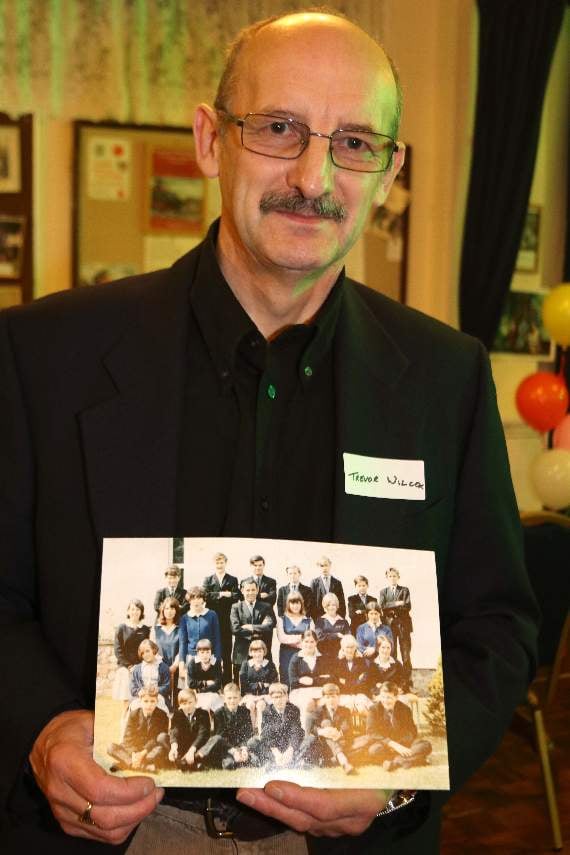 Trevor Wilcox attended Shelley School from 1968 to 70 and took along a photograph in which he is pictured back row, second right. AQ 5464