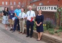 Britain in Bloom judges enjoyed visit to Crediton