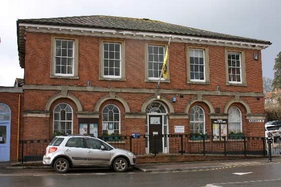 The Market Street Council offices in Crediton. AQ 1375