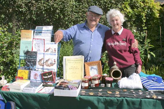 Colin and Sonia Andrews from Morchard Bishop ran a stall at last year’s St Lawrence Fair. AQ 6481