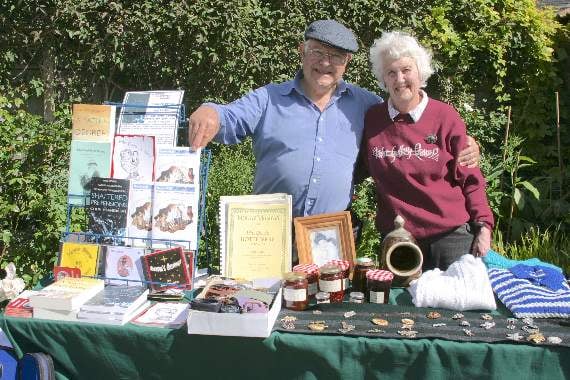 Colin and Sonia Andrews from Morchard Bishop ran a stall at last year’s St Lawrence Fair. AQ 6481