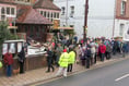 Churches Together in Crediton took part in Good Friday Procession of Witness
