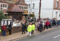 Churches Together in Crediton took part in Good Friday Procession of Witness