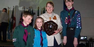 Promises renewed and awards presented at Mid Devon Scouts St George’s Day event