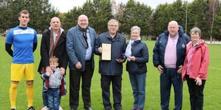 Chris Gillard of Crediton United FC honoured by Football Association