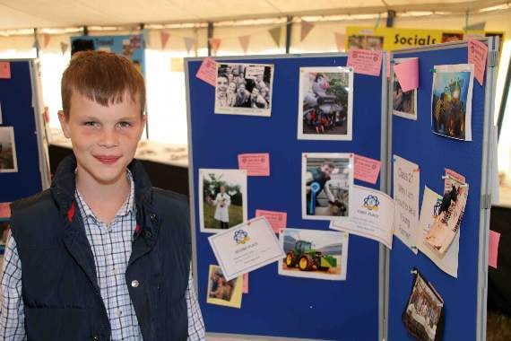 William Davie (12), from Newton St Cyres YFC had a first prize in the YFC photography classes. AQ 4352