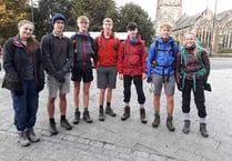 Chulmleigh College pupils took on the Abbots Way Walk Challenge!