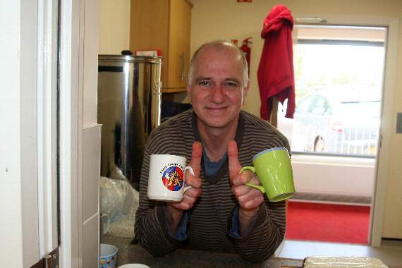 Allan Veal, the Yeoford villager behind the country market. SR 1130