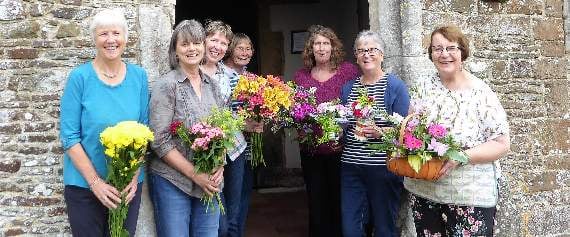 Country Flower Festival at St James’ Church, Bondleigh and a concert with ‘Mariners Away’