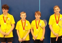 Chulmleigh College pupils win three out of four County Badminton titles