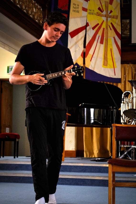 Harry Creffield, the actor playing Stephen Dimes in the show.