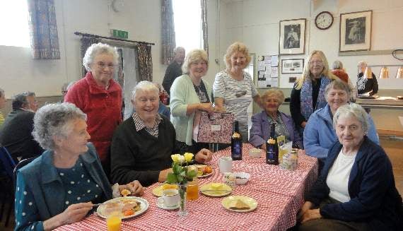 Sisters Yvonne Isaac and June Kamp, back centre, with friends; both Yvonne and June, nee Pincombe, along with their brothers and sisters all went to Chawleigh School, later Yvonne was a teacher there and is a local councillor. Photos: Margaret Tucker