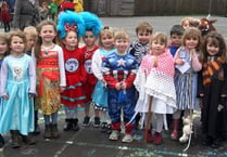 Play area opened and World Book Day celebrated at Cheriton Bishop School