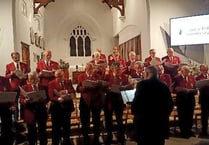 Concert at Crediton Methodist Church raised £185 for church refurbishment fund