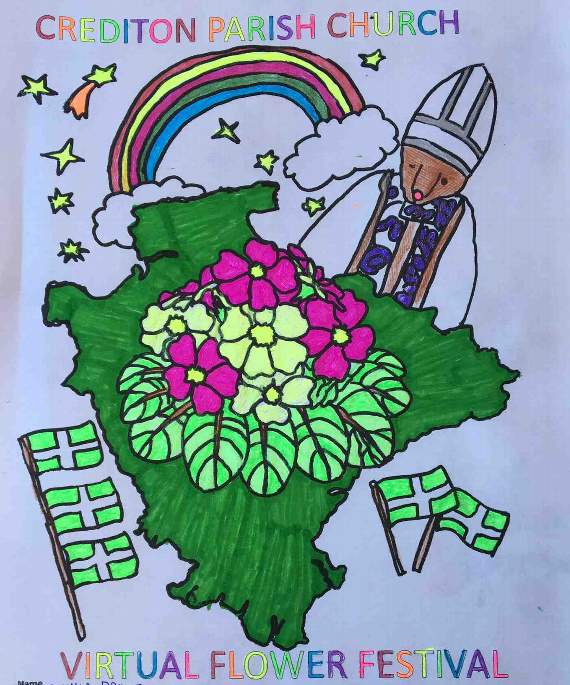 Under 12s Colouring Competition Winner - Zinnia Bromell-James, aged 9.