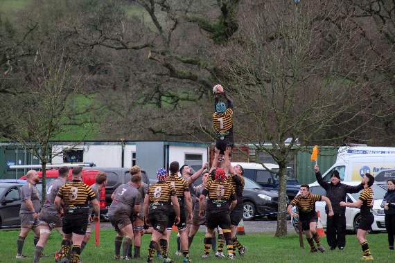 Actions shots from the North Tawton v Truro game.