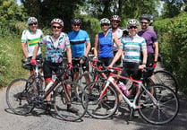 1,500 cyclists passed through Crediton area on charity ride