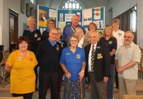 A great turnout for Crediton Lions at Diabetes and Well-being event