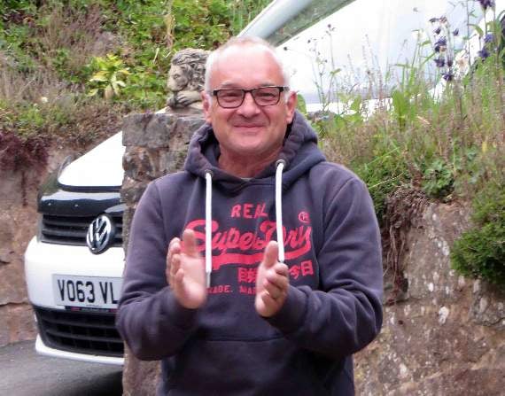 A handclap at the end of his drive.